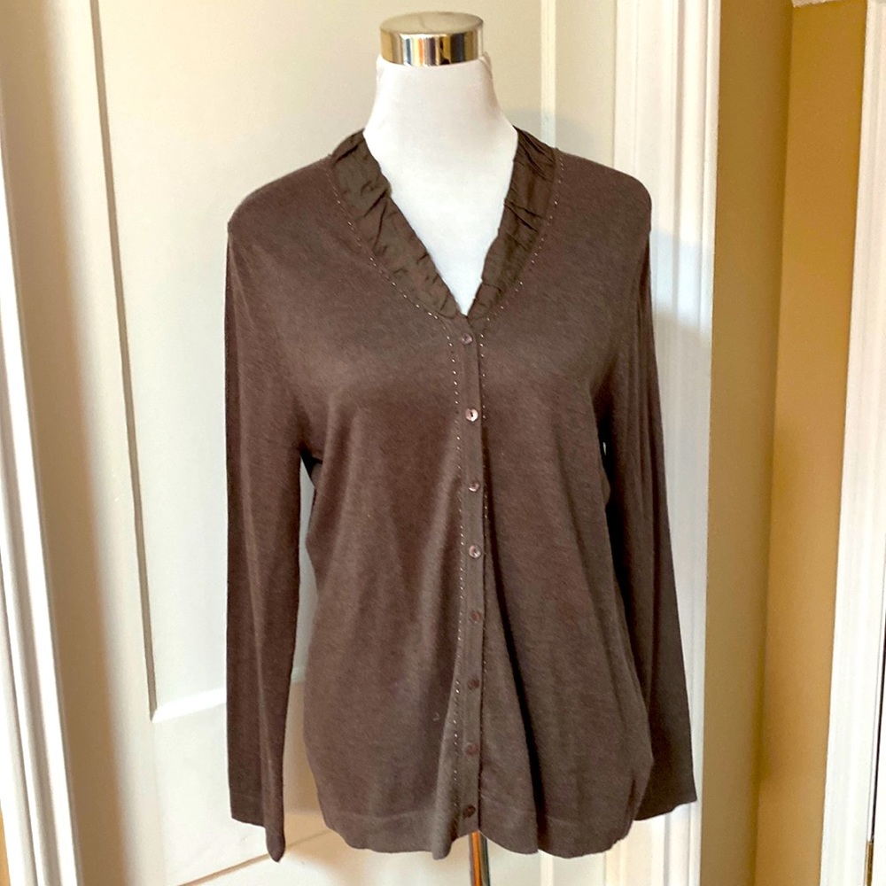 Gerry Weber brown cardigan.